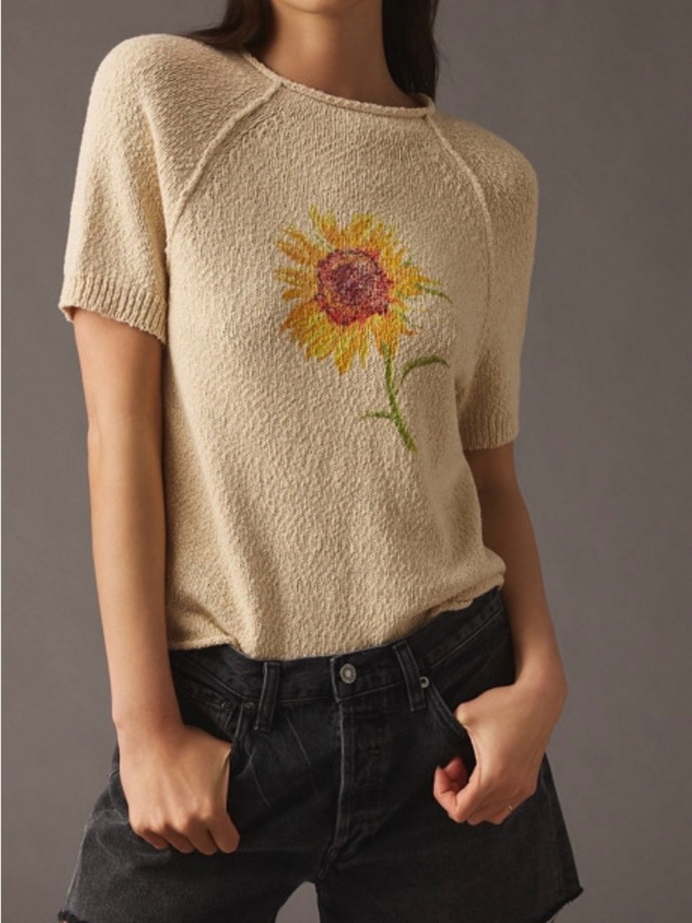 Anthropologie Sweater Tee